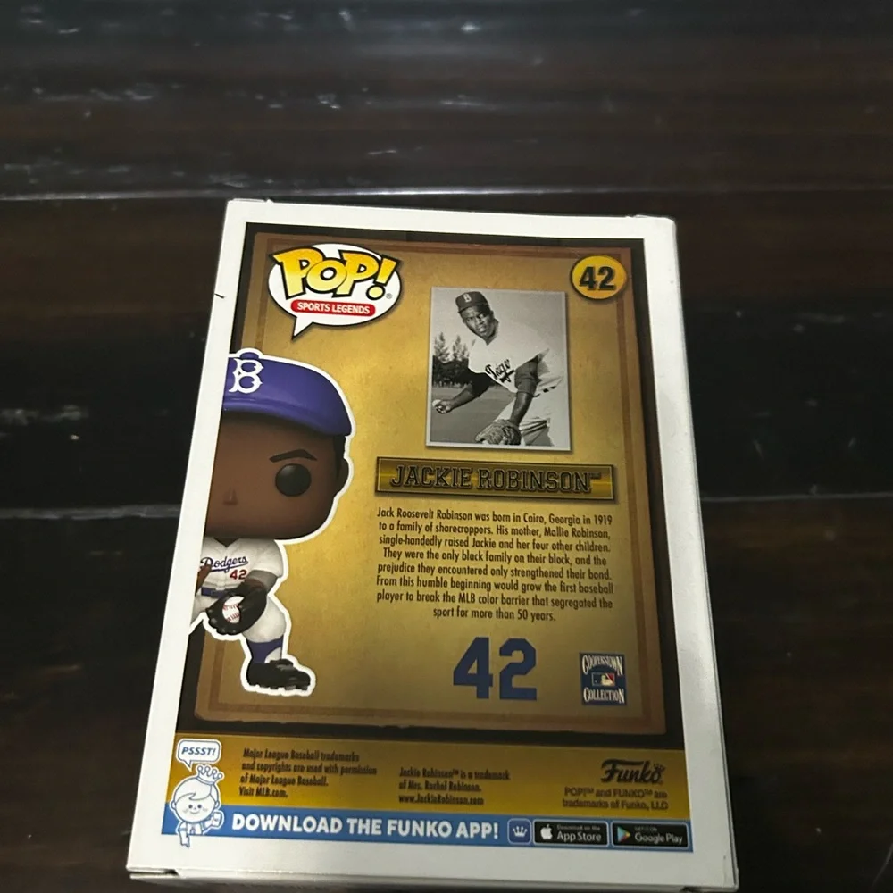 Funko Pop Sports Legends Figure with Blue and White - Picture 2 of 2